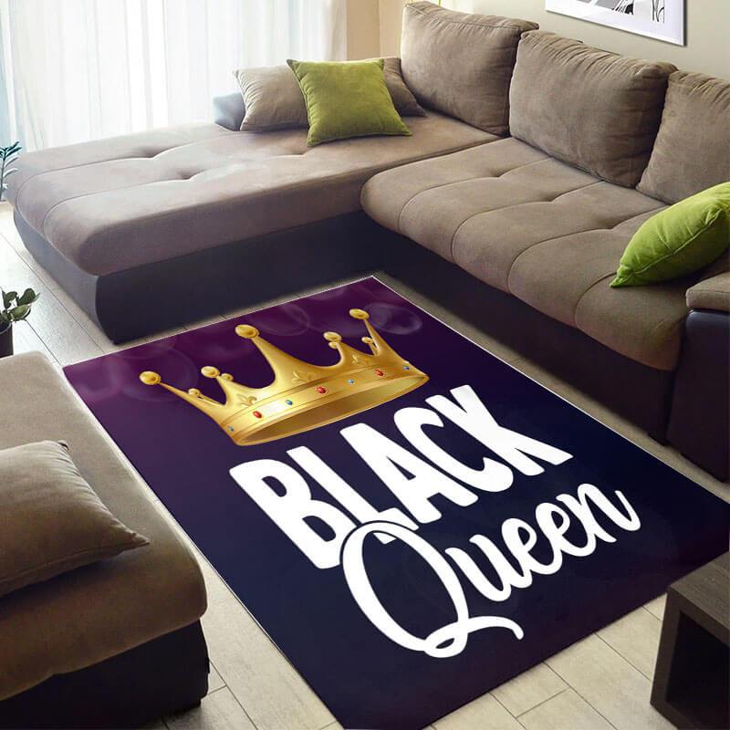 Trendy African Style Rugs Cute African American Art African Lady Black Queen African Themed Carpet African Style Decor BPS4245