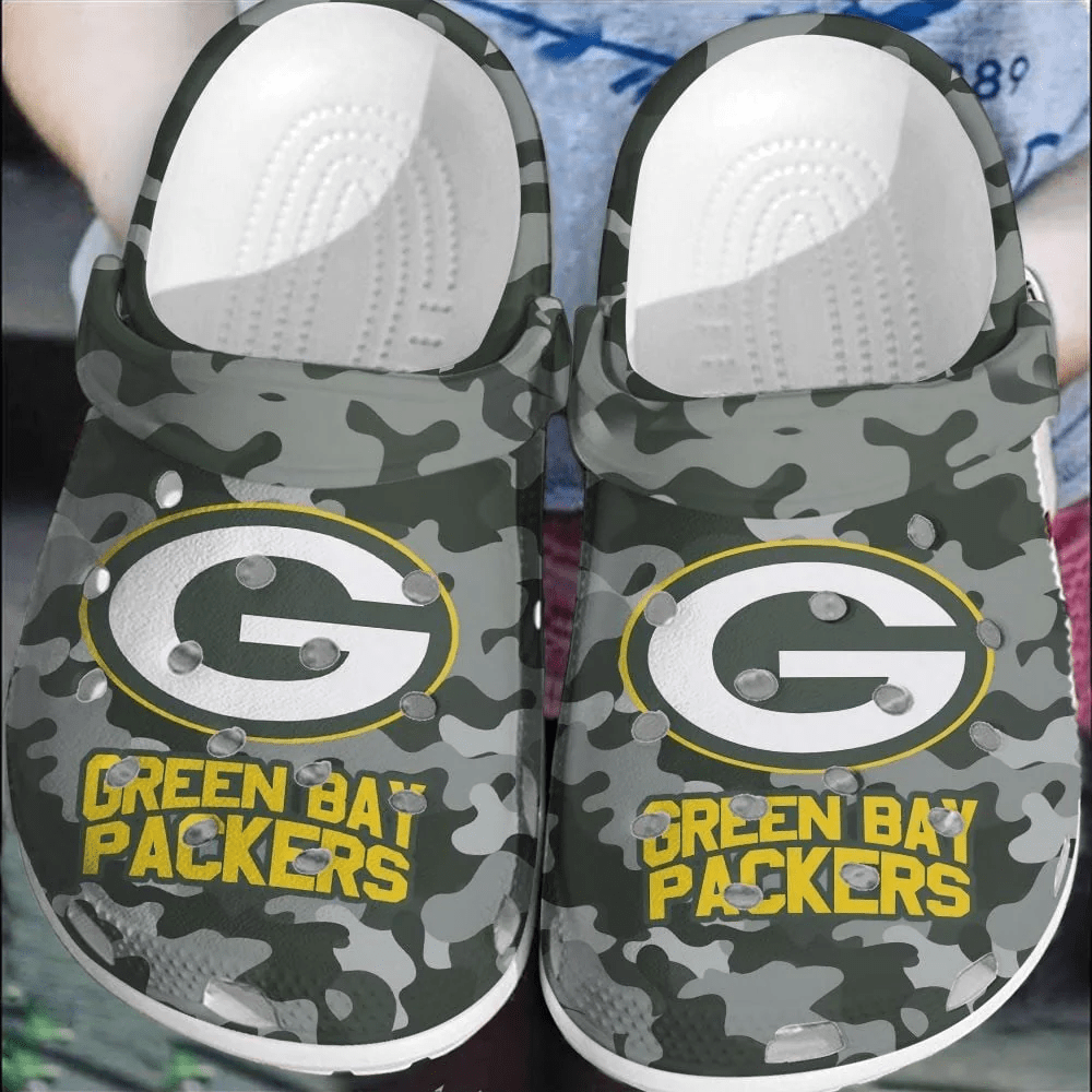 NFL Green Bay Packers Football Clogs Crocss Shoes Comfortable Crocband For Men Women