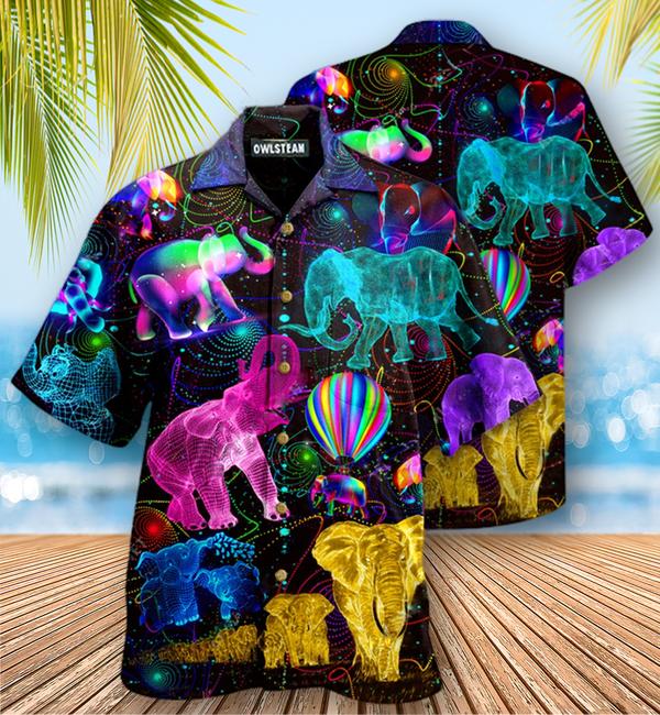 Elephant Why Fit In When You Were Born To Stand Out Edition – Hawaiian Shirt – Hawaiian Shirt For Men, Hawaiian Shirt For Women, Aloha Shirt