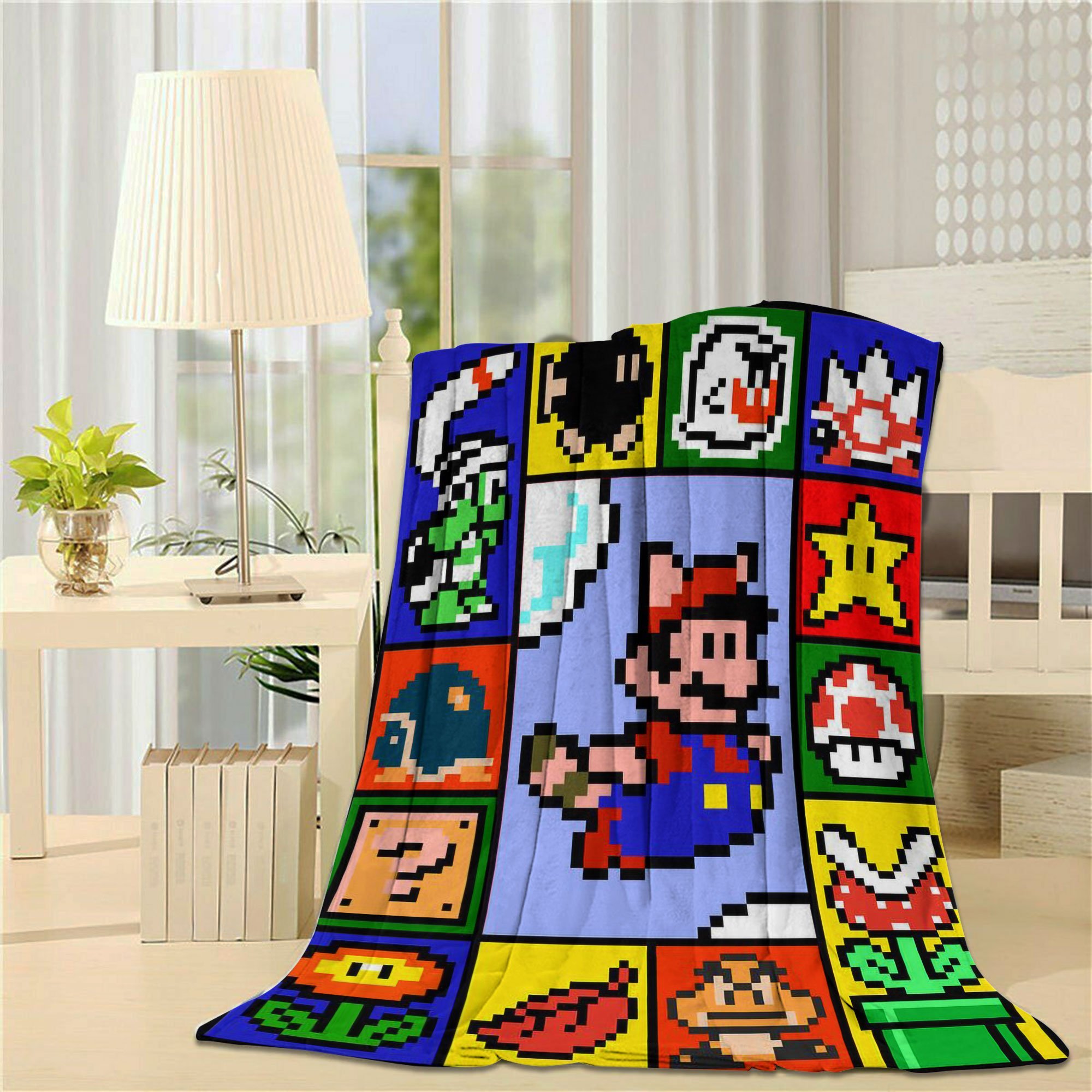 Super Mario Game Mario Gift For Game And Mario Fans Bedding Quilt Blanket