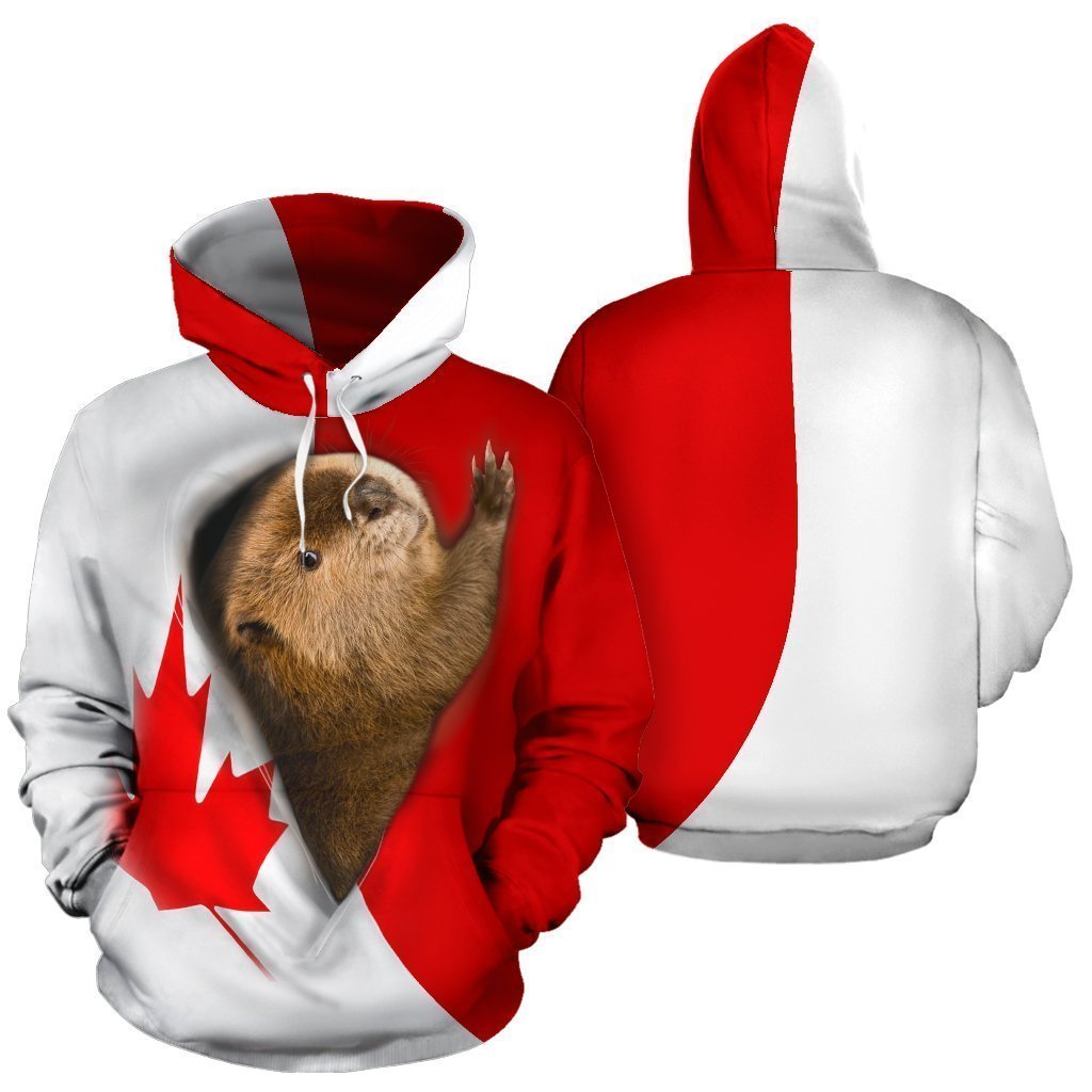 3D All Over Printed Canada National Animals Hoodie 3D Unisex Shirts, Sweatshirt, Hoodie Size S – 5Xl