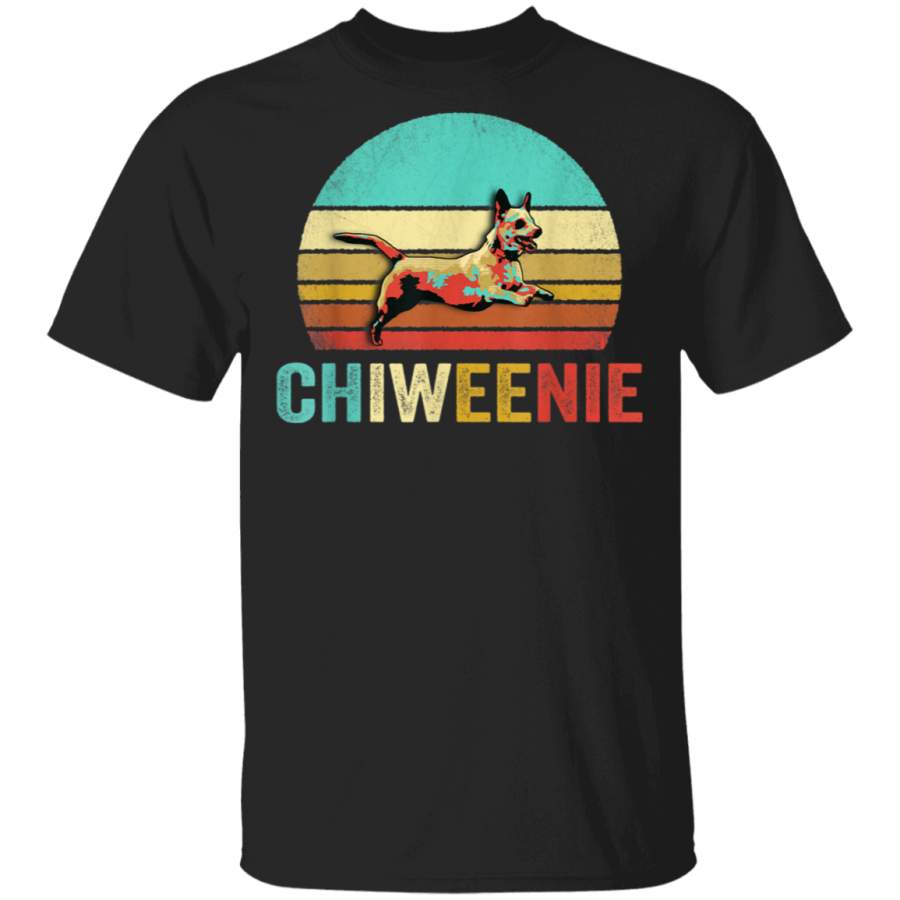 Vintage Chiweenie Shirt Dog Sunset