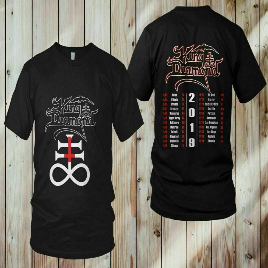 King Diamond Tour Dates November December 2019 TShirt
