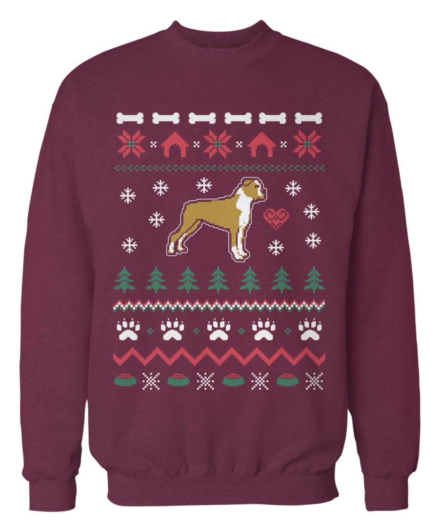 Boxer Ugly Christmas Sweater – Holidays