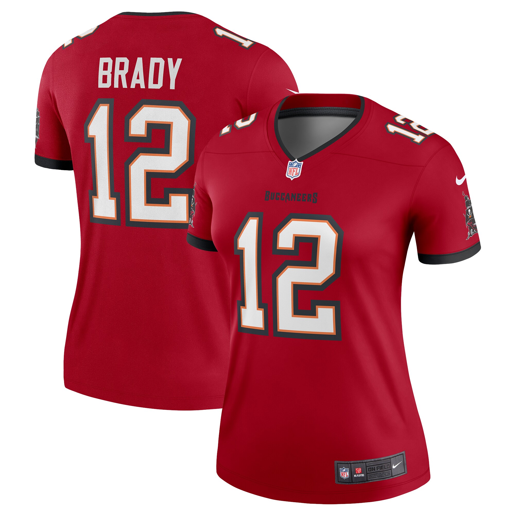 Tom Brady Tampa Bay Buccaneers Women's Legend Jersey – Red