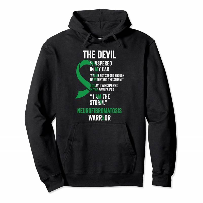 The Devil- Neurofibromatosis Awareness Support Ribbon Pullover Hoodie