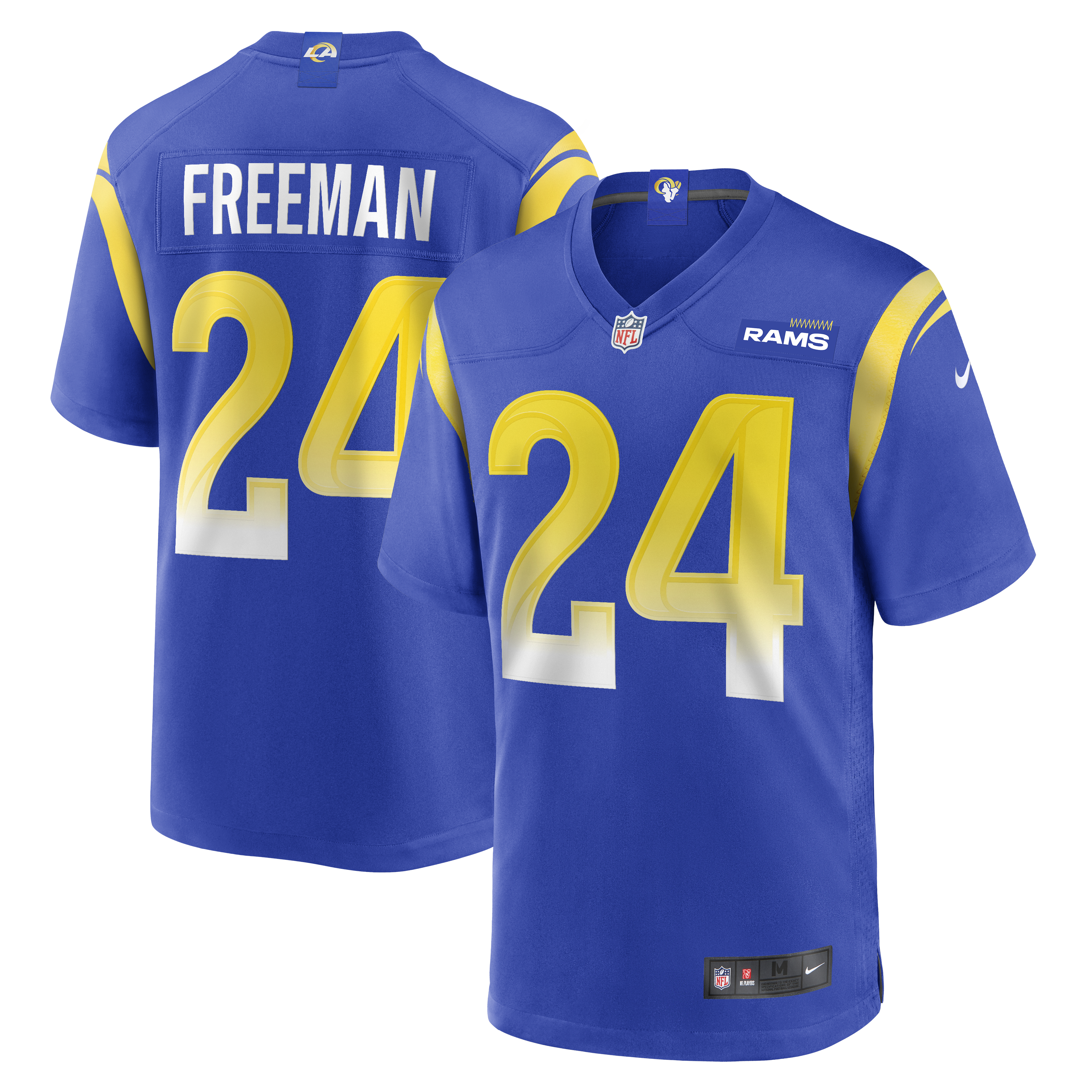 Men’s Los Angeles Rams Royce Freeman Royal  Game Jersey