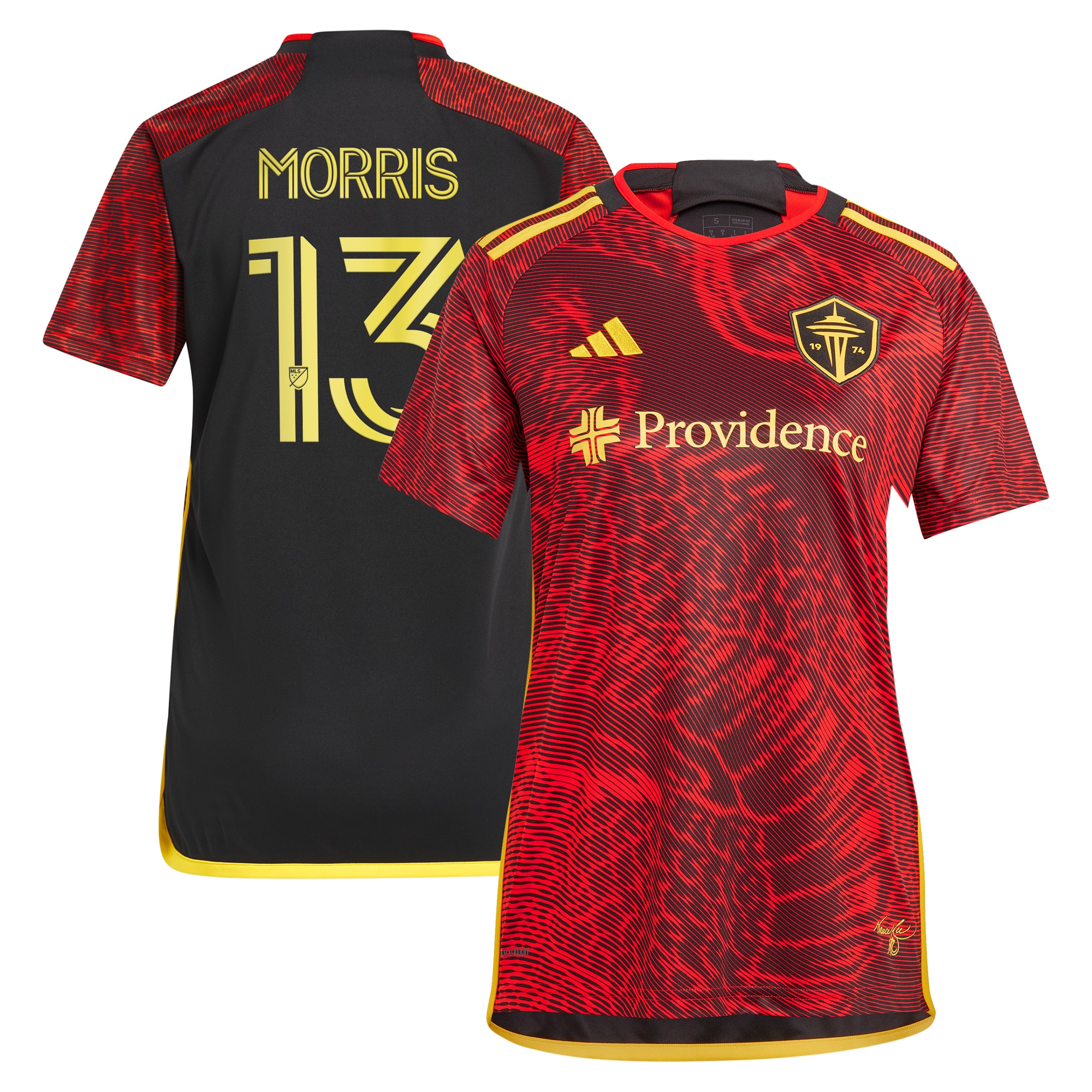 Jordan Morris Seattle Sounders FC Women's 2024 The Bruce Lee Kit Replica Player Jersey  Red