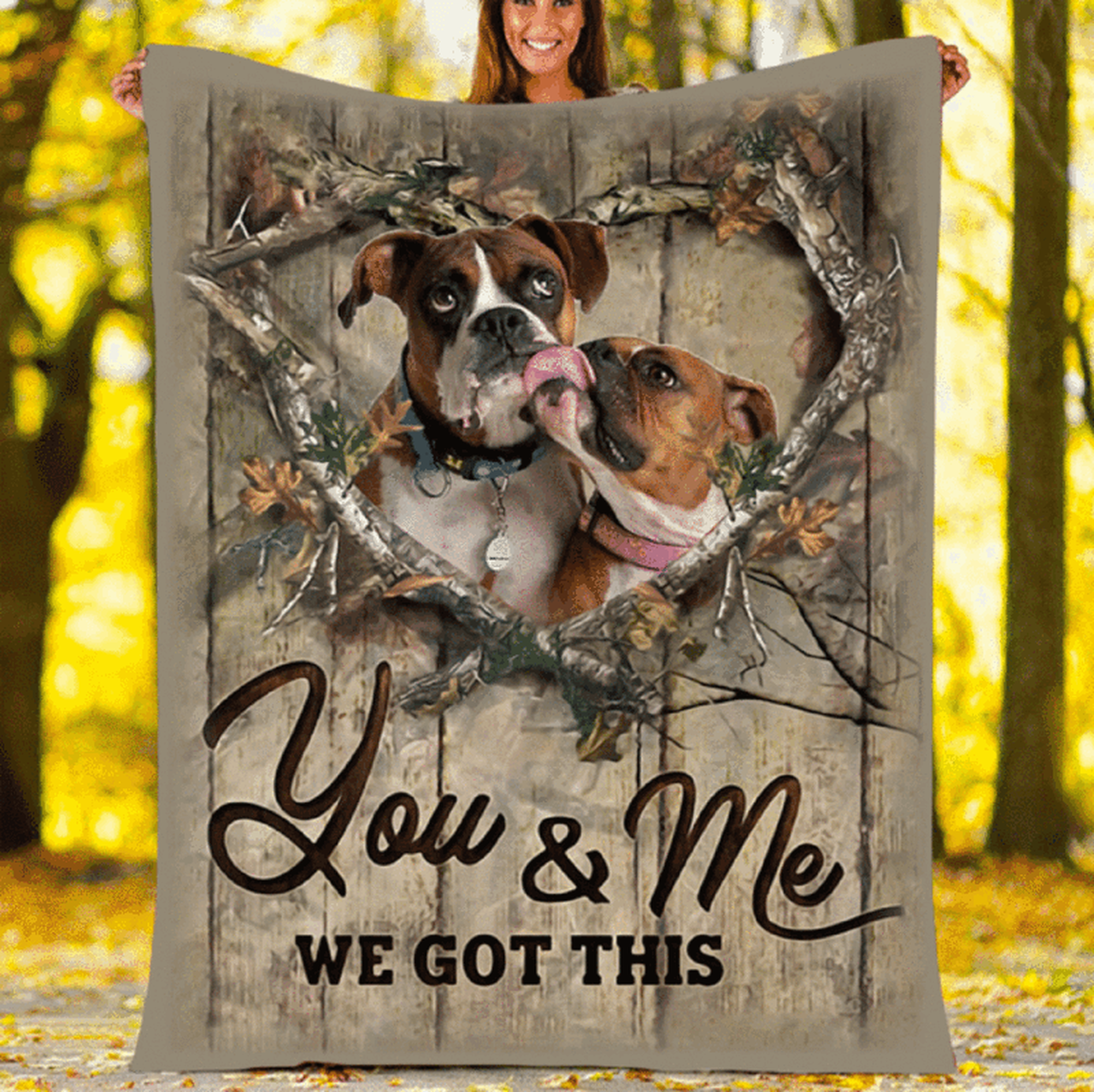 You And Me We Got This Couple Boxer Blanket Gift For Him Her Birthday Gift Home Decor Bedding Couch Sofa Soft And Comfy Cozy