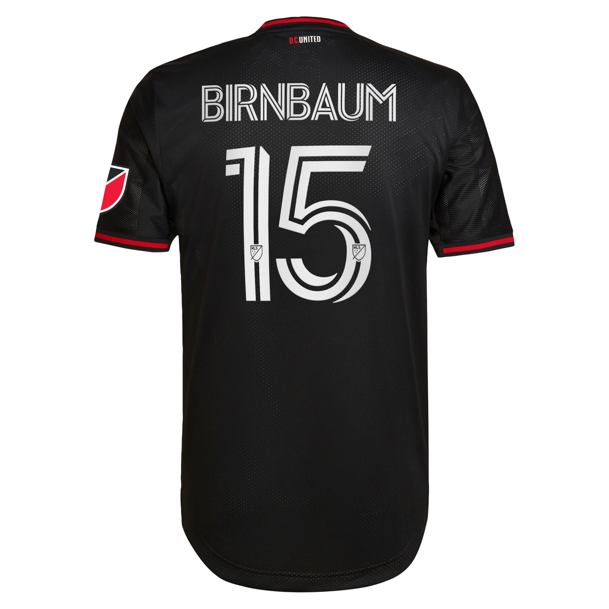 Steve Birnbaum D.c. United 2022 Black And Red Kit Authentic Player Jersey – Black