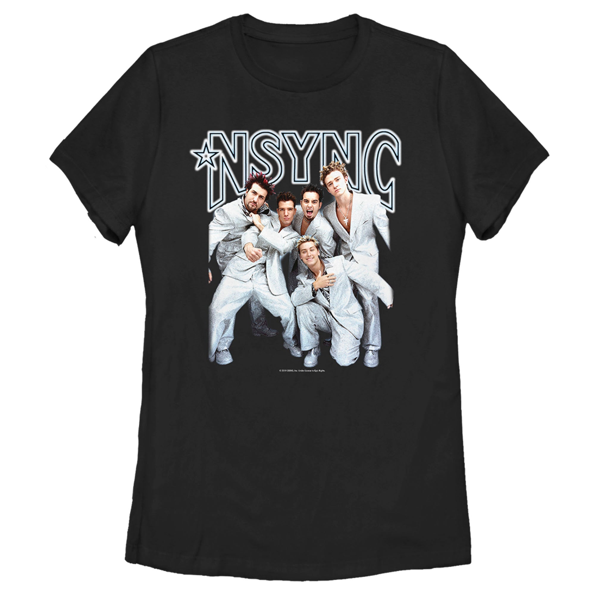 Nsync Women’S Iconic White Suits T-Shirt