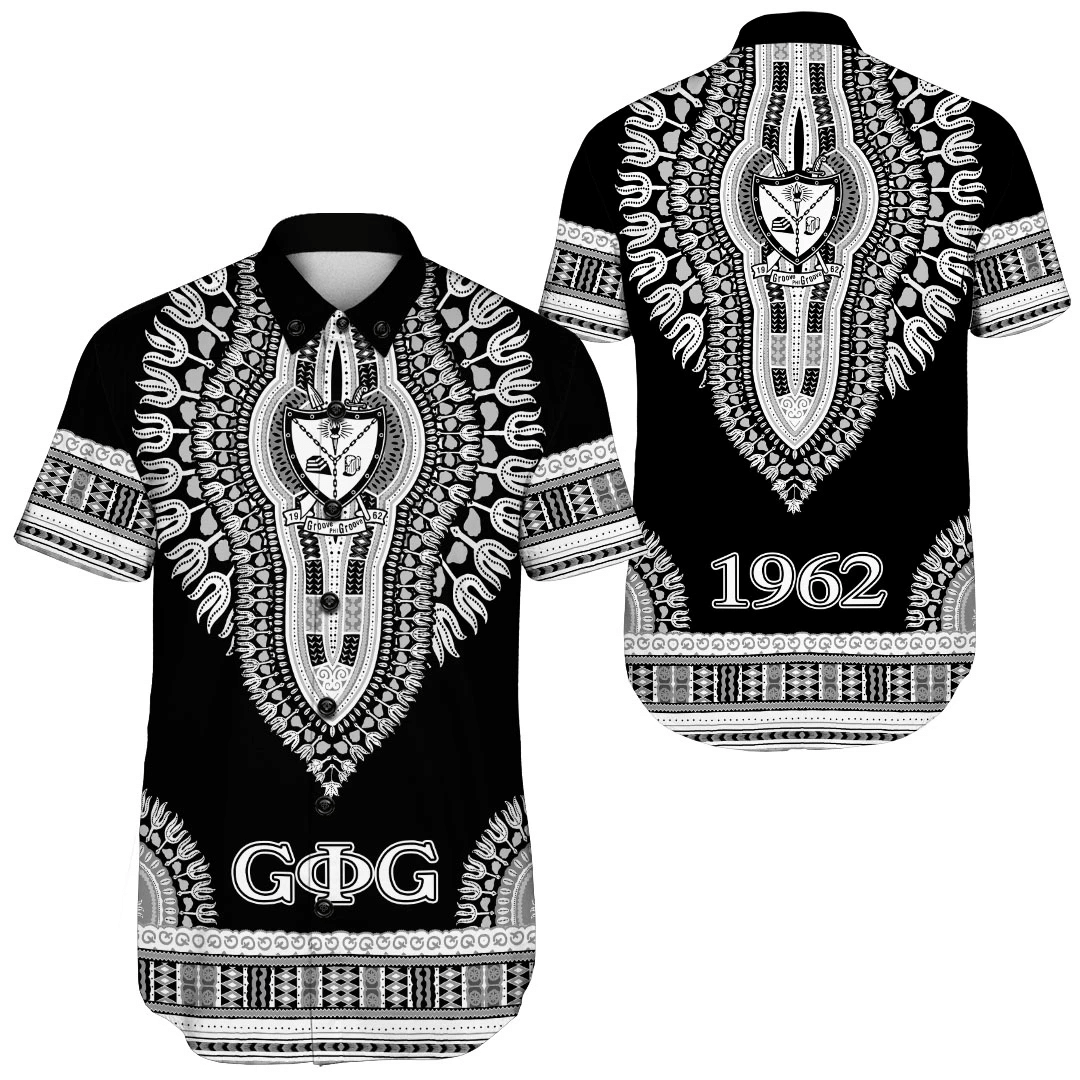 Fraternity Shirt – Groove Phi Groove Dashiki Short Sleeve Shirt