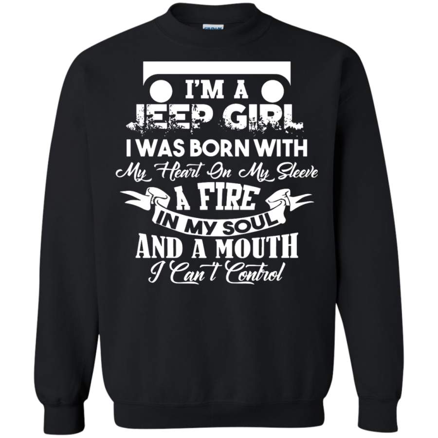 I’M A Jeep Girl Pullover Sweatshirt Lt11