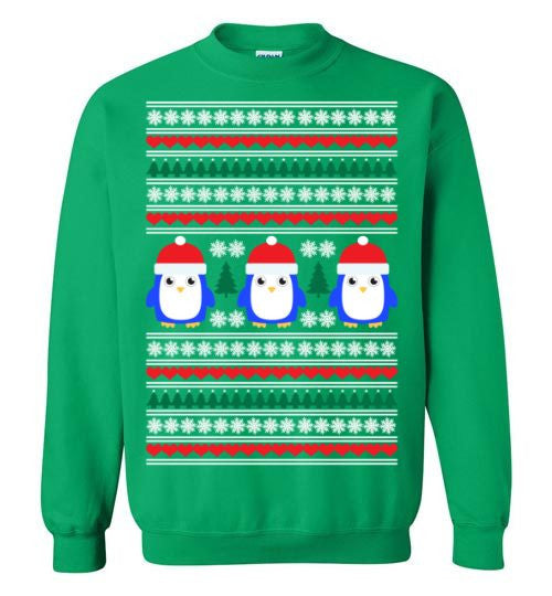 Ugly Christmas Sweater – Penguin Motif