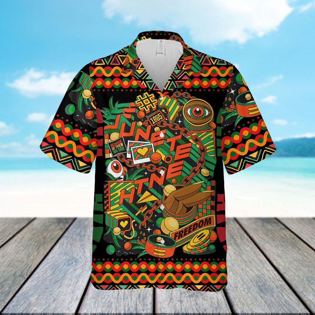 Juneteenth Colorful Awesome Design Hawaii Shirt Ha79004