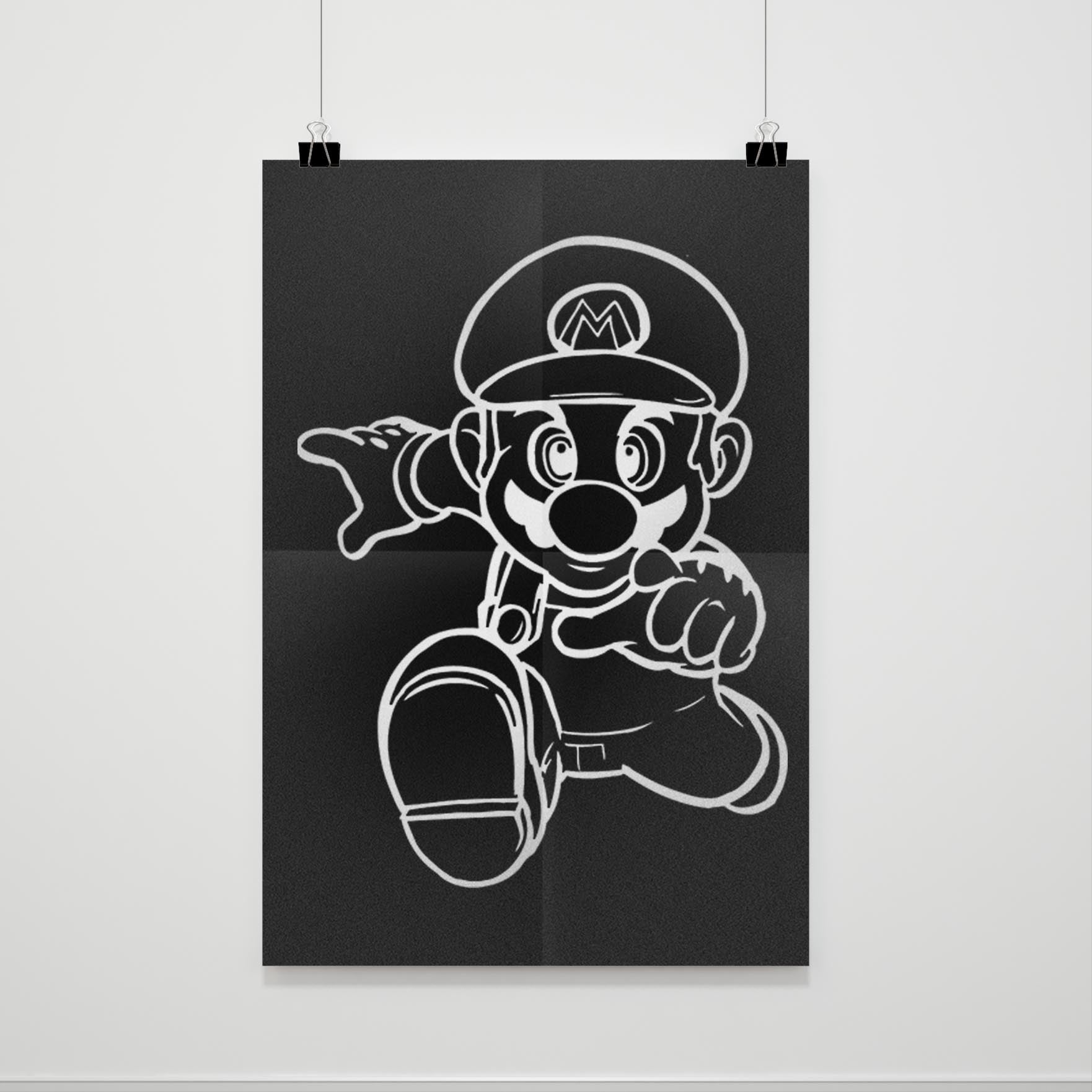 Super Mario Bros Running Poster