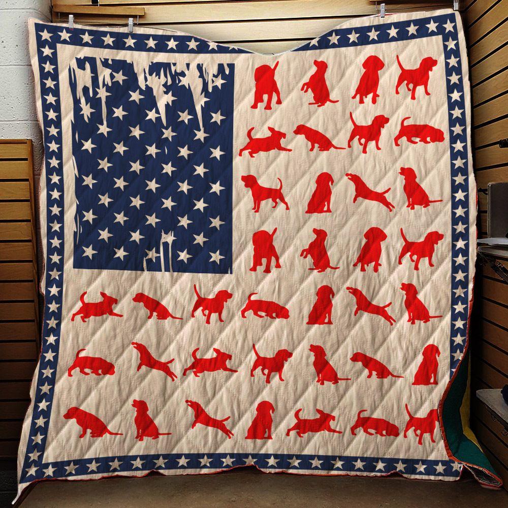 Animal Dogs Quilt Blanket