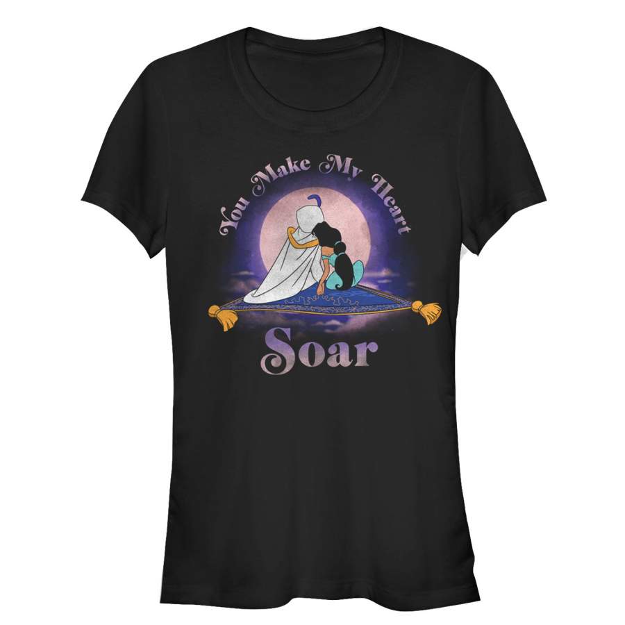 Aladdin Junior’s Jasmine Heart Soar  T Shirt