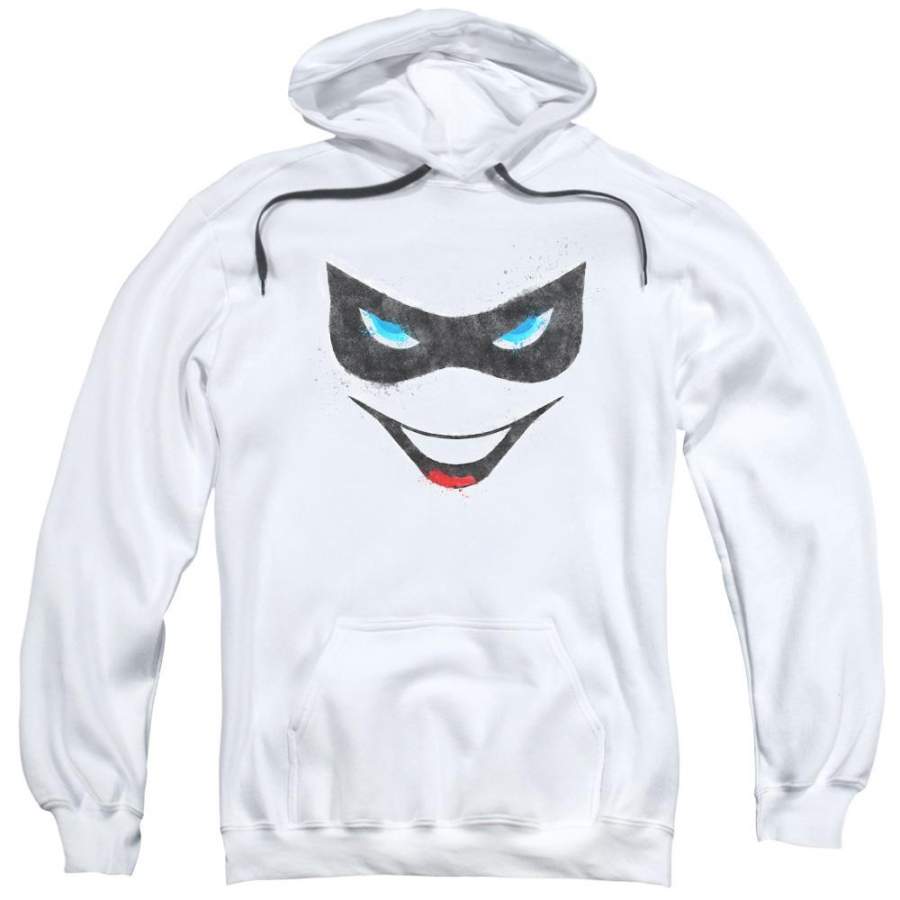 Batman – Harley Face Adult Pull Over Hoodie