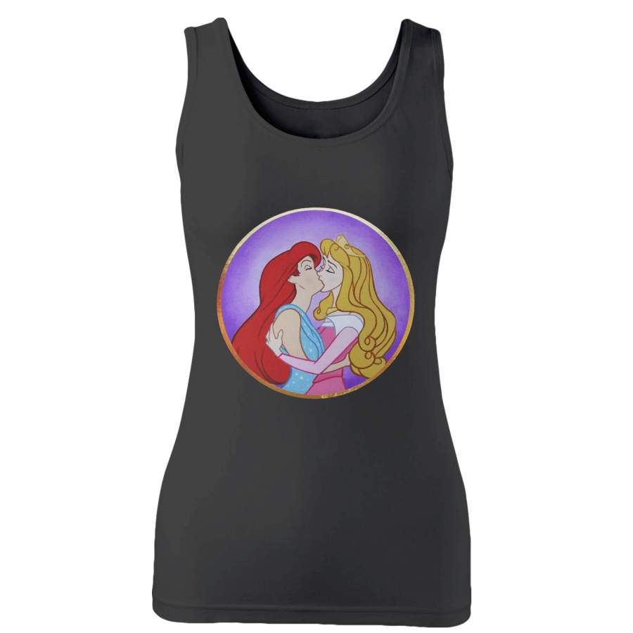 Gay Pride Princeses Woman’s Tank Top