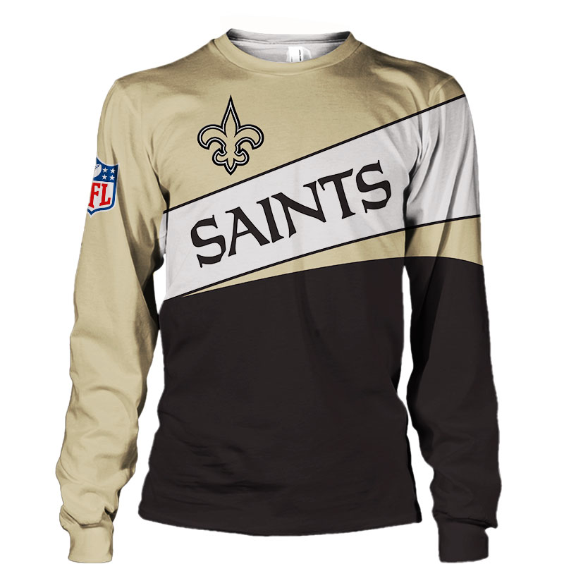 New Orleans Saints Sweatshirt 3D Long Sleeve New Design