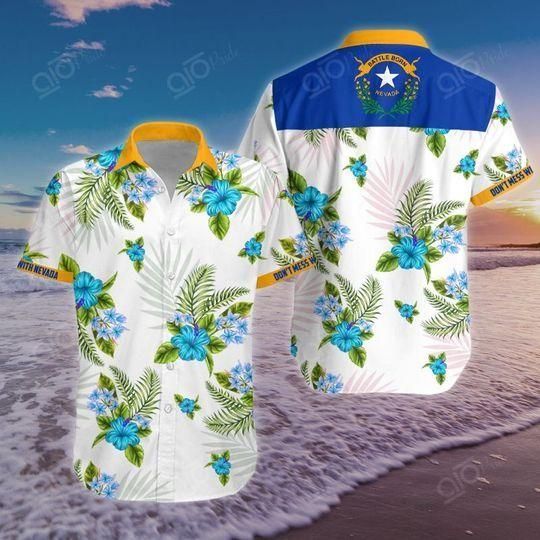 Nevada Aloha Hawaii Shirt Colorful Short Sleeve Summer Beach Casual For Men And Women Ha80940