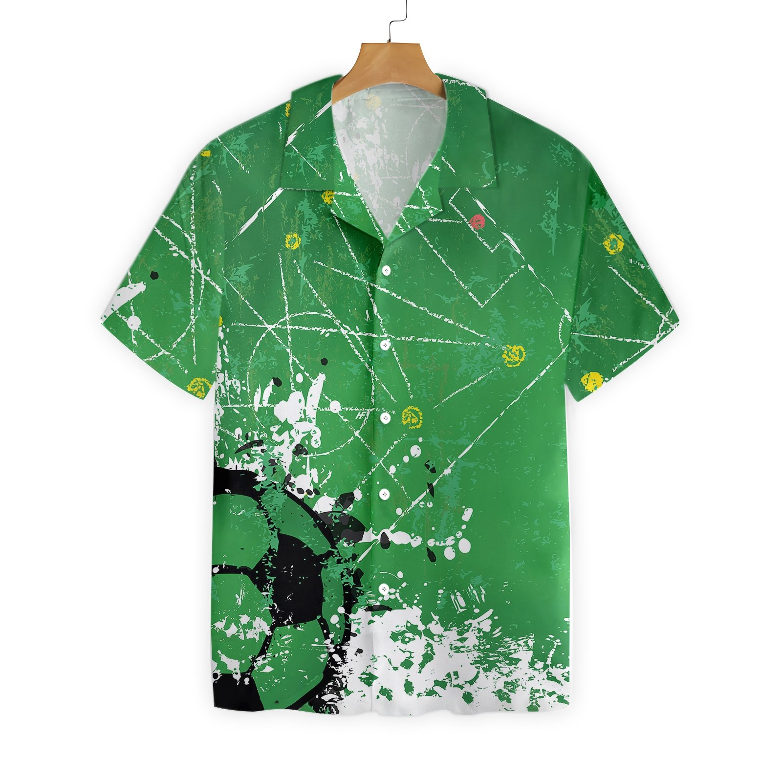 Soccer Green Background 1902 Hawaii Shirt Ha32205