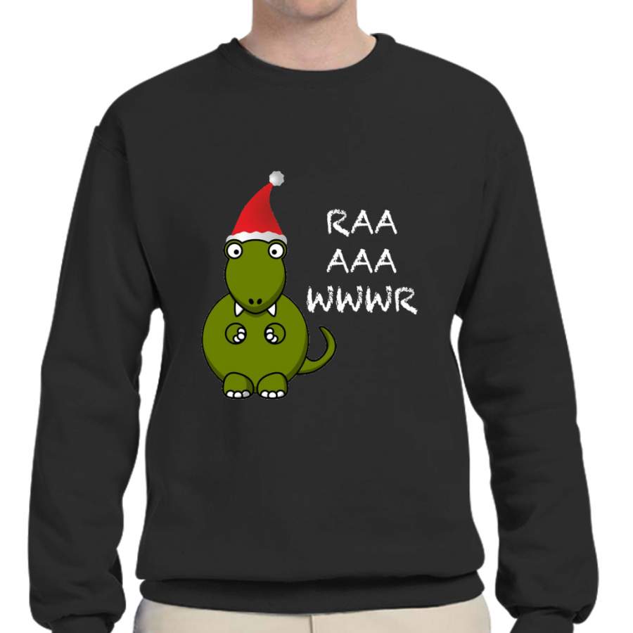 Christmas T-Rex Crew Neck Sweatshirt