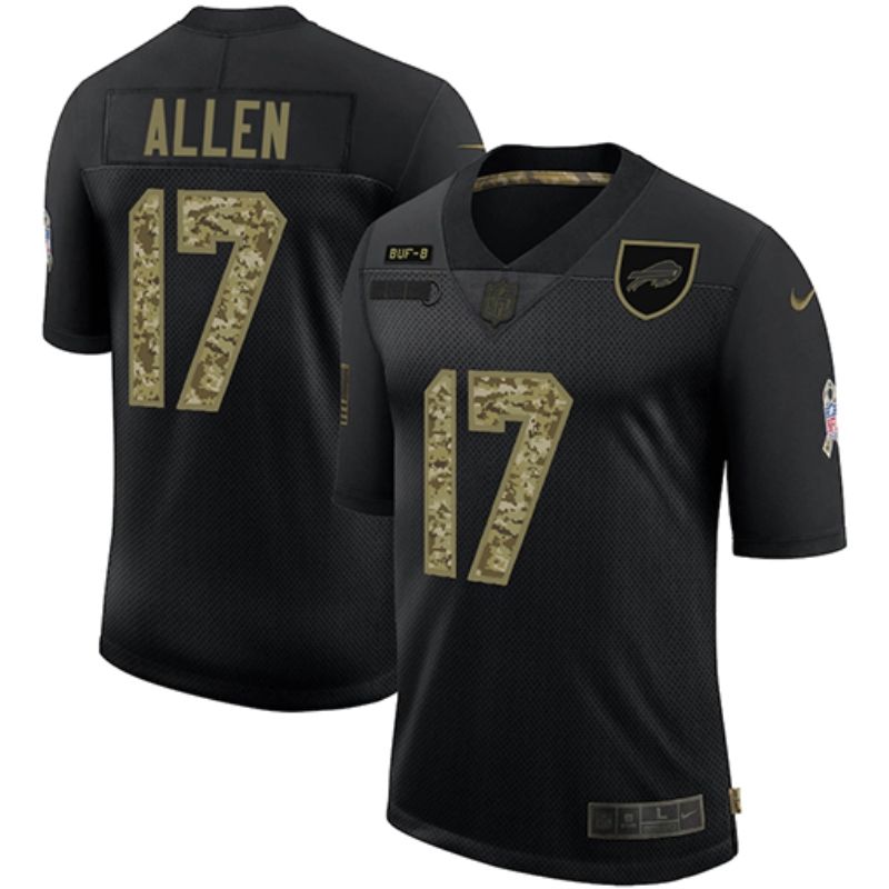 Buffalo Bills Josh Allen #17 NFL 2020 New Arrival Black Jersey