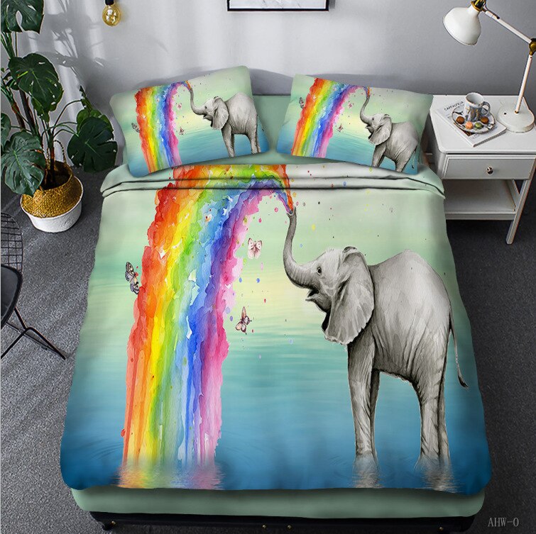 3D Prints Elephants Series Duvet Cover Sets Home Textiles Cover Twin Bedding Set Queen King Full Size Cover Set