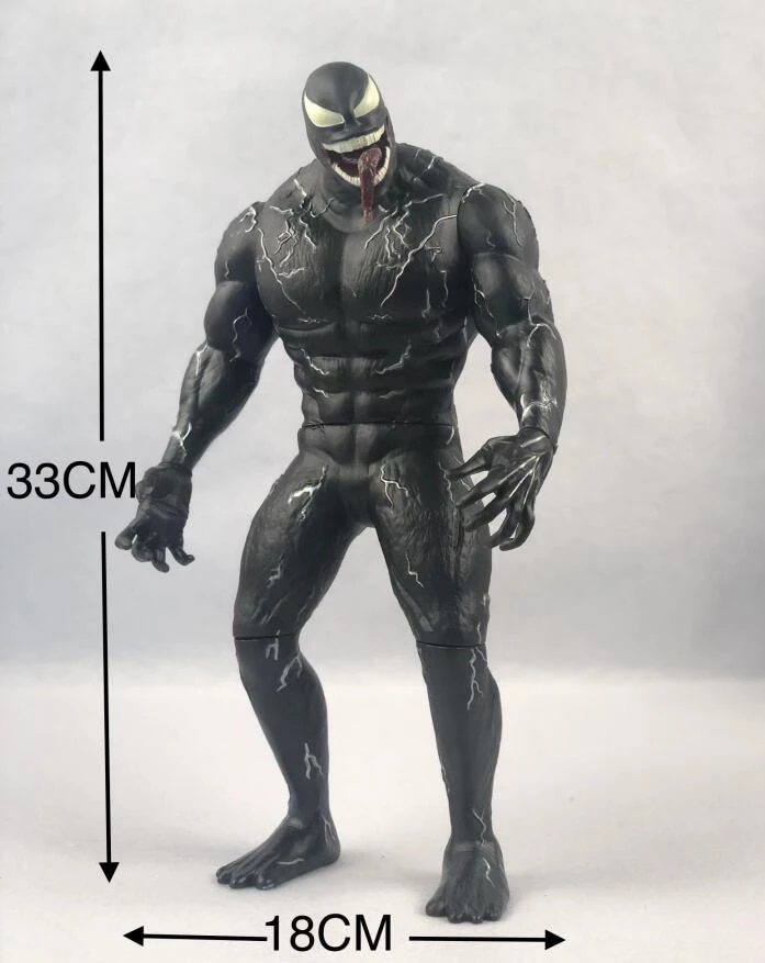 33cm Marvel Venom in Movie The Amazing Spiderman Figure Model Toys alx