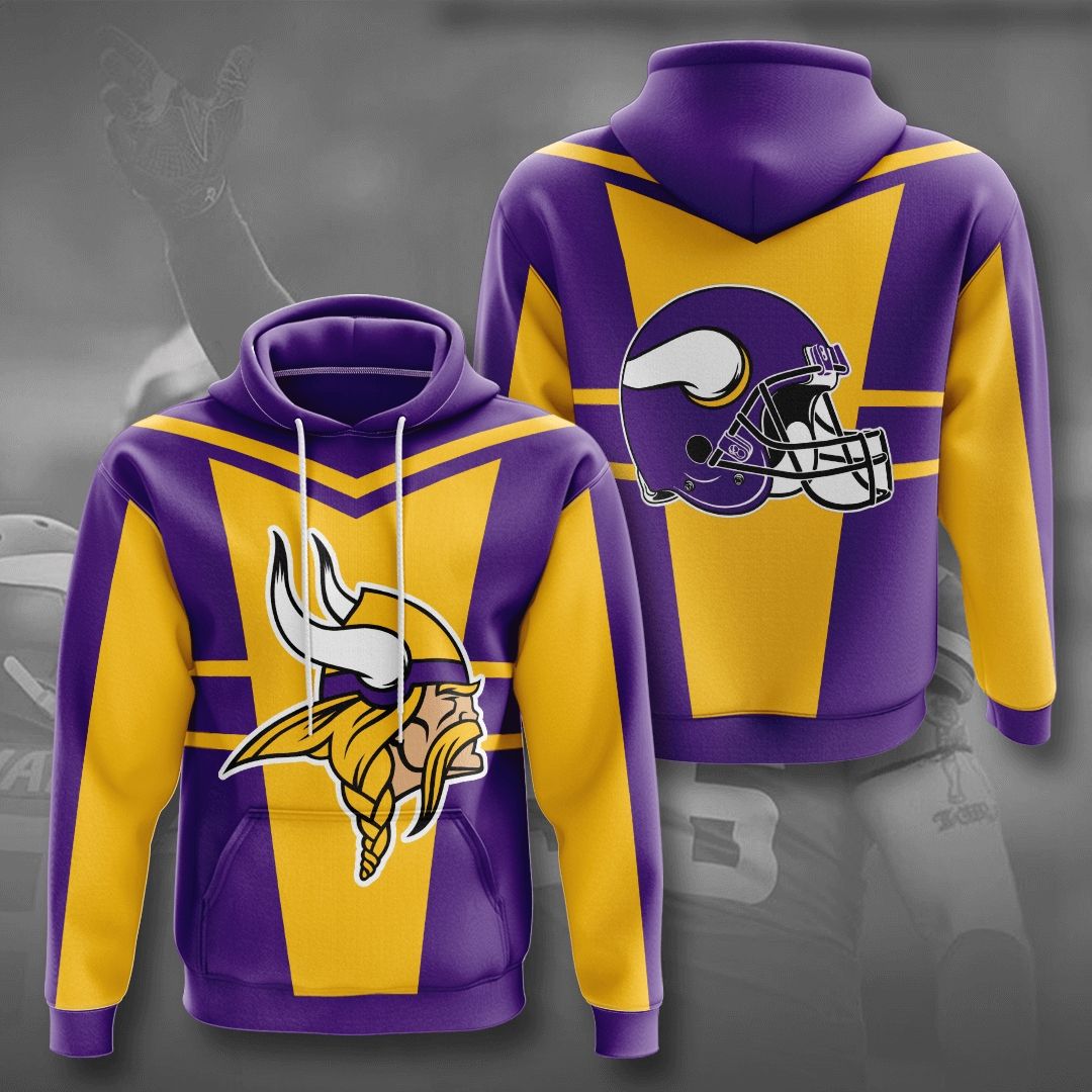 Minnesota Vikings For Fan 3D All Over Print Hoodie, Zip-Up Hoodie