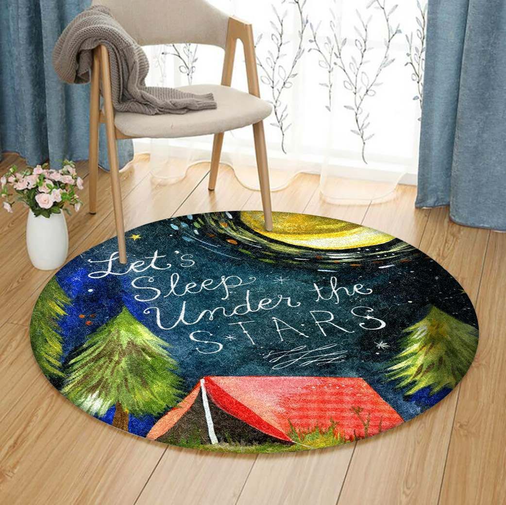 Camping Night GE416 Round Rug  CYSI2907