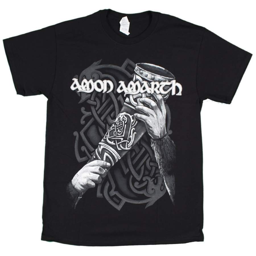 Pliuegy Amon Amarth Raise Your Horns Men’S Fashion T-Shirt