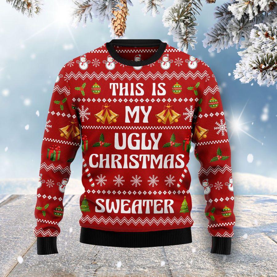 This Is My Ugly Sweater Christmas Ugly Sweater | Unisex | Full Size | Adult | Colorful | US1354