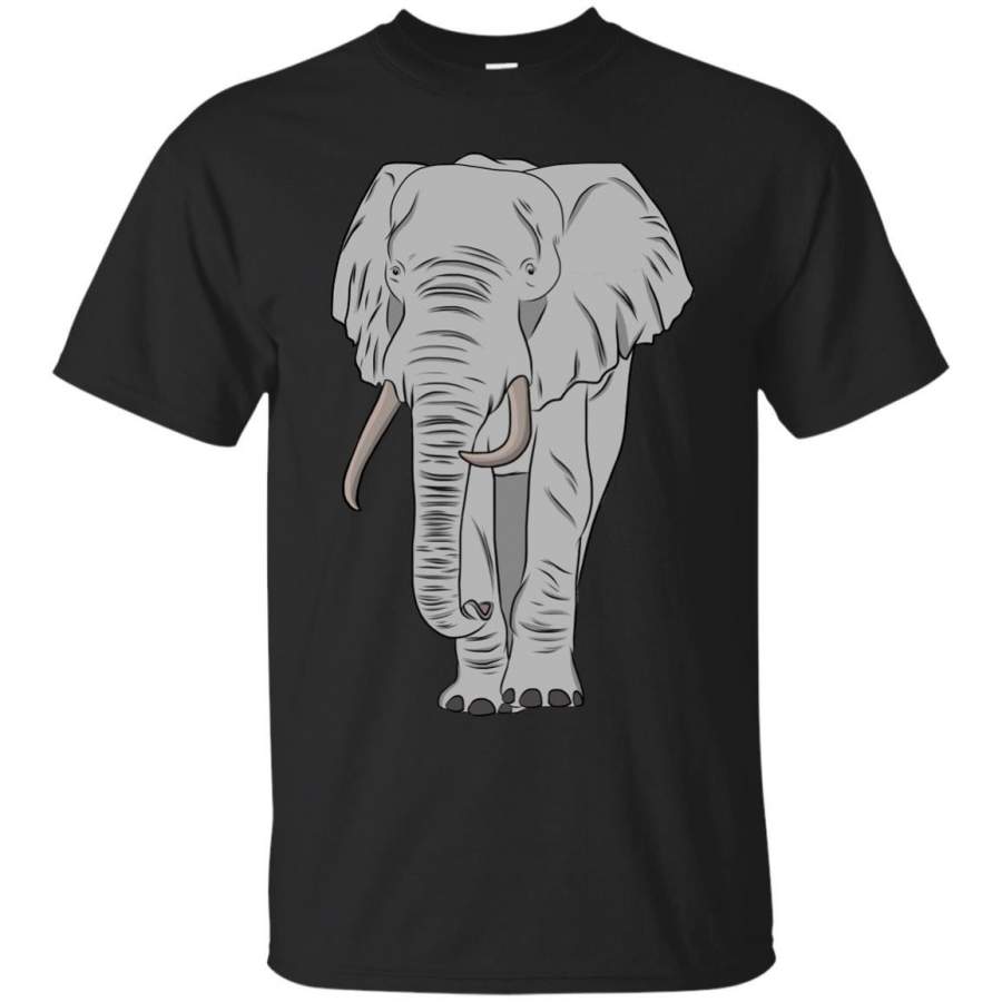 CARTOONS – Gray Elephant T Shirt & Hoodie (1)