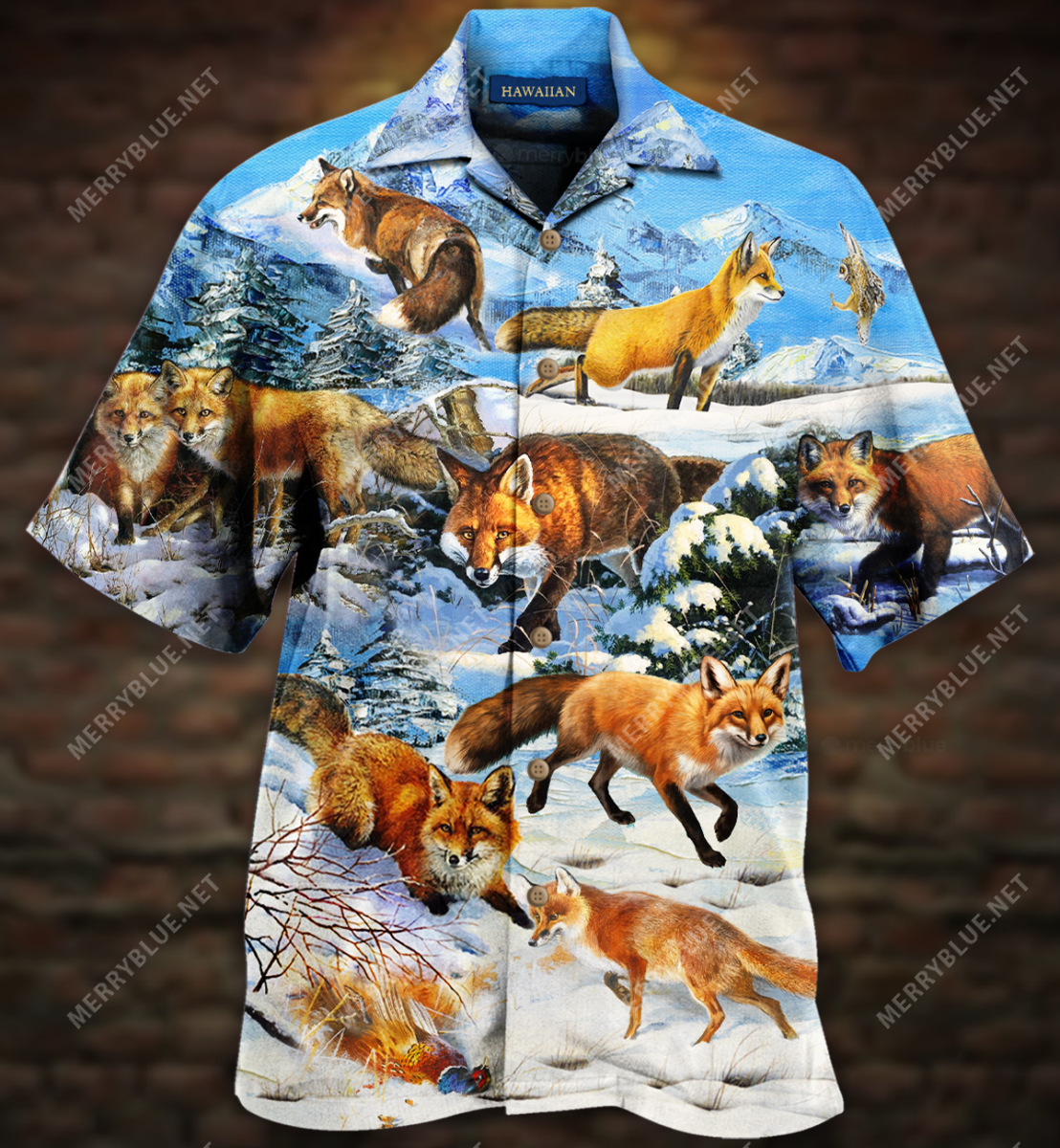 A Fox Is A Wolf Who Sends Flowers Unisex Hawaiian Shirt