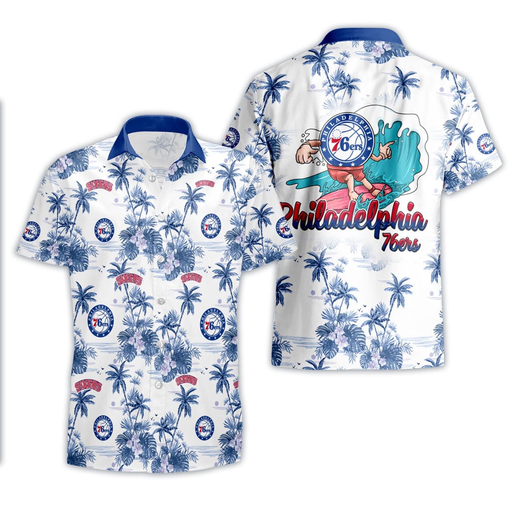 Philadelphia 76Ers Hawaiian Shirt V56