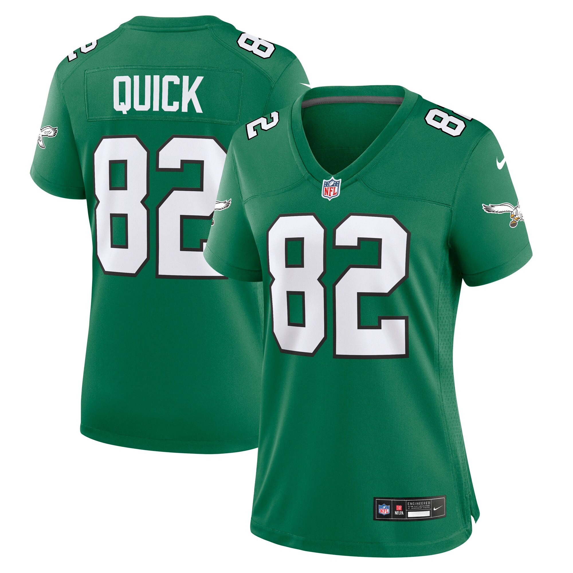 Mike Quick Philadelphia Eagles Women's Alternate Game Jersey – Kelly Green