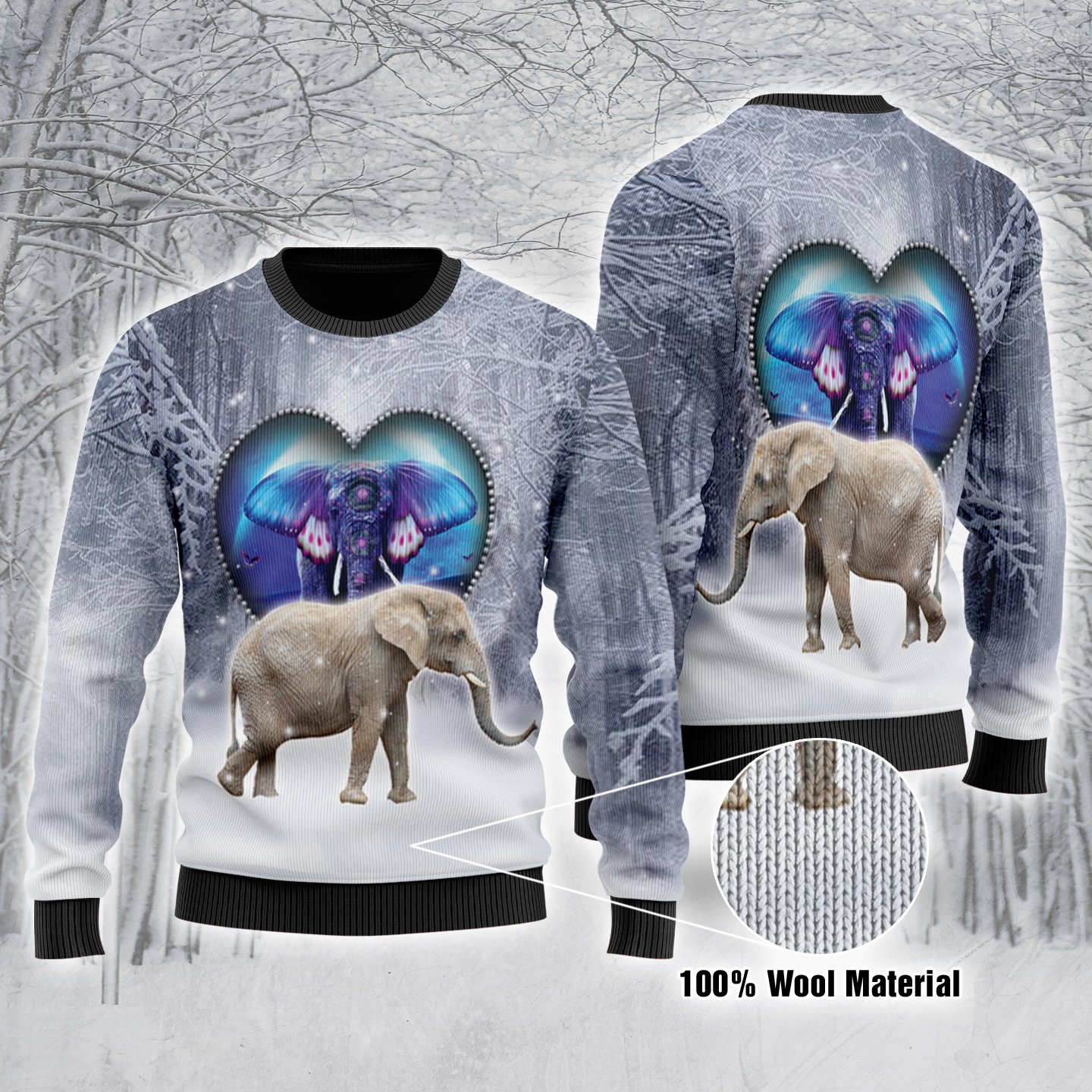 Elephant Winter Wool Sweater / NDGBVD301020