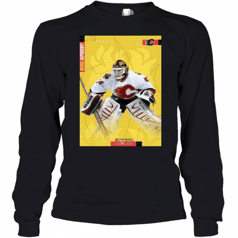 Miikka Kiprusoff Calgary Flames goalie Hockey Youth Long Sleeve