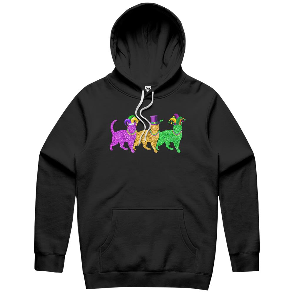 Cats Kitten Kitty Mardi Gras Festival Party Outfits Hoodie