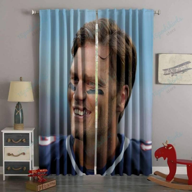 3D Printed Tom Brady Style Custom Living Room Curtains