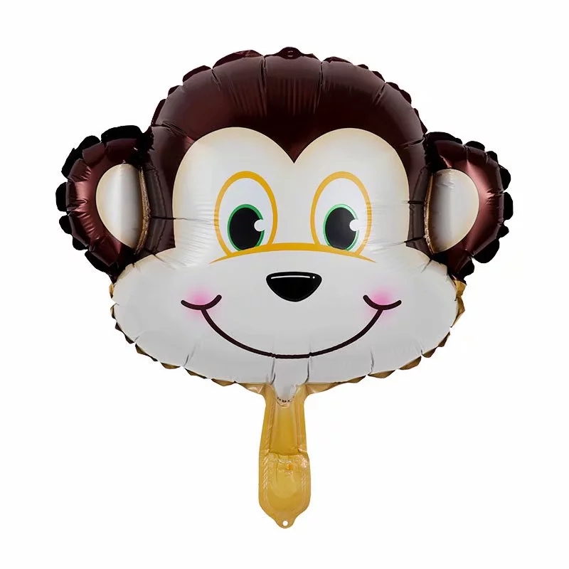 10pcs Mini Animal Shaped Balloon Tiger Lion Mini Cartoon Dolphin Aluminum Foil Balloon Children’s Toy Birthday Party Decoration alx