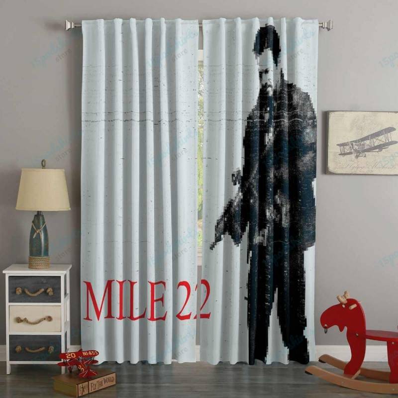 3D Printed Mile 22 Style Custom Living Room Curtains