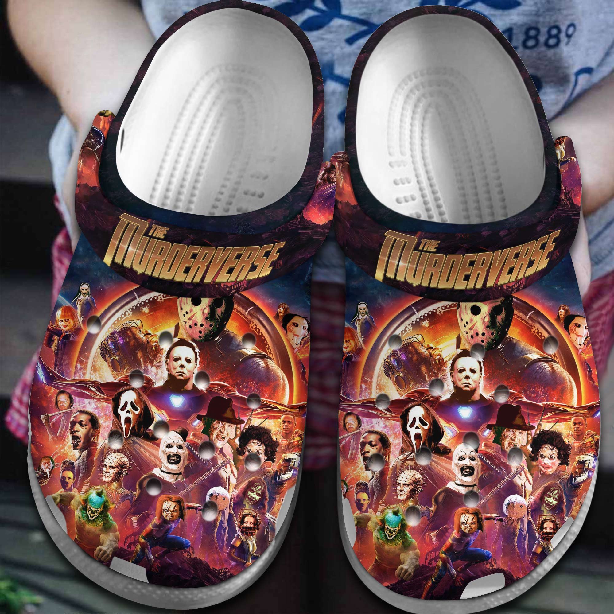 The Murderverse Movie Halloween Crocs Crocband Clogs Shoes Comfortable For Men Women and Kids