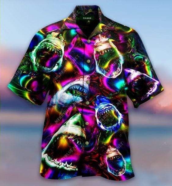 Find Hawaii Aloha Shirts Shark Jaws Ha85927