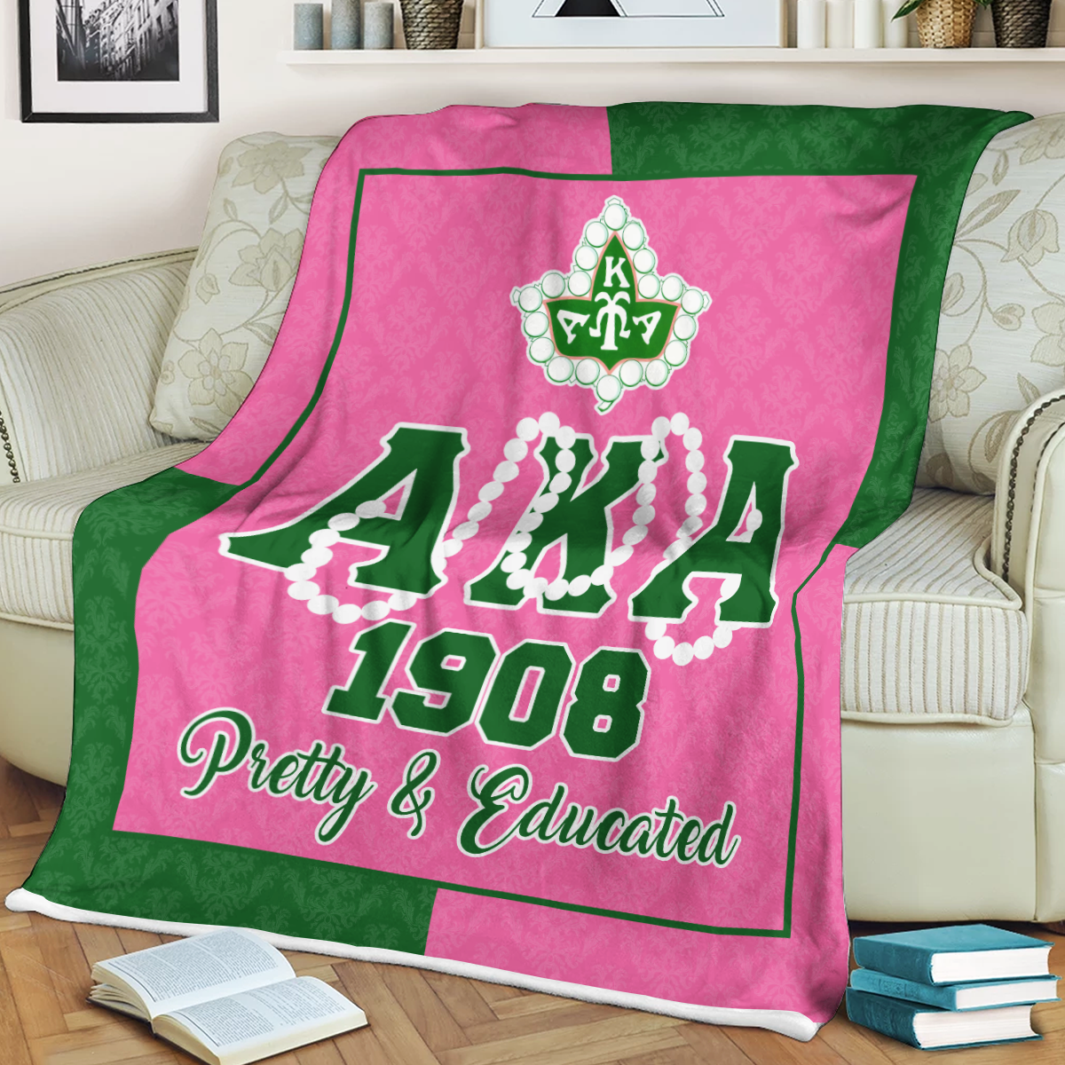 Alpha Kappa Alpha Blanket