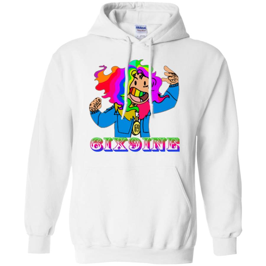 AGR tekashi 6ix9ine Gildan Pullover Hoodie