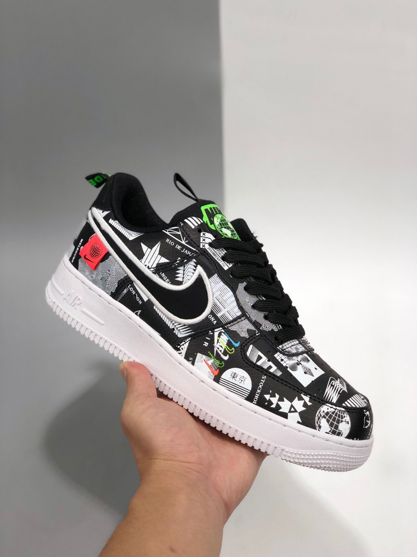 Nike Air Force 1 Low Worldwide Black 5340370